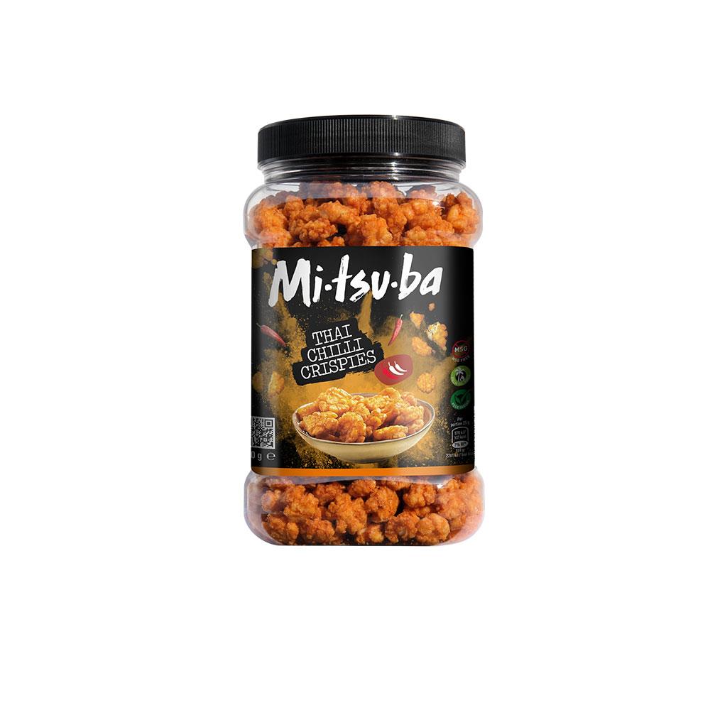 Mitsuba Thai Chili Crispies 600g Jar Bold Spicy Crunchy Snack With Thai Red Chilli Flavor