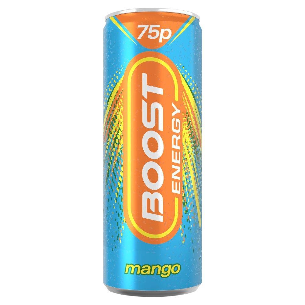 Boost Energy Mango 24 x 250ml PMP Cans