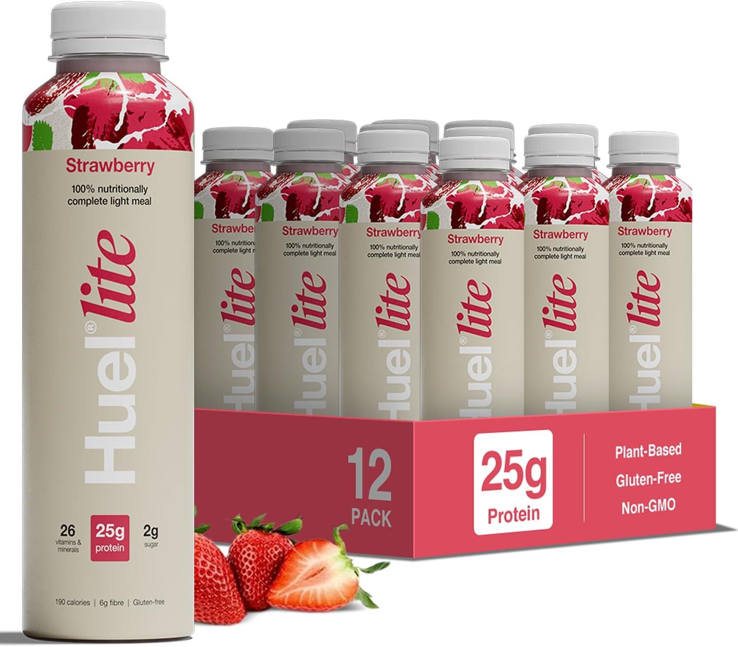 Huel Lite Strawberry 8 x 500ml Bottles