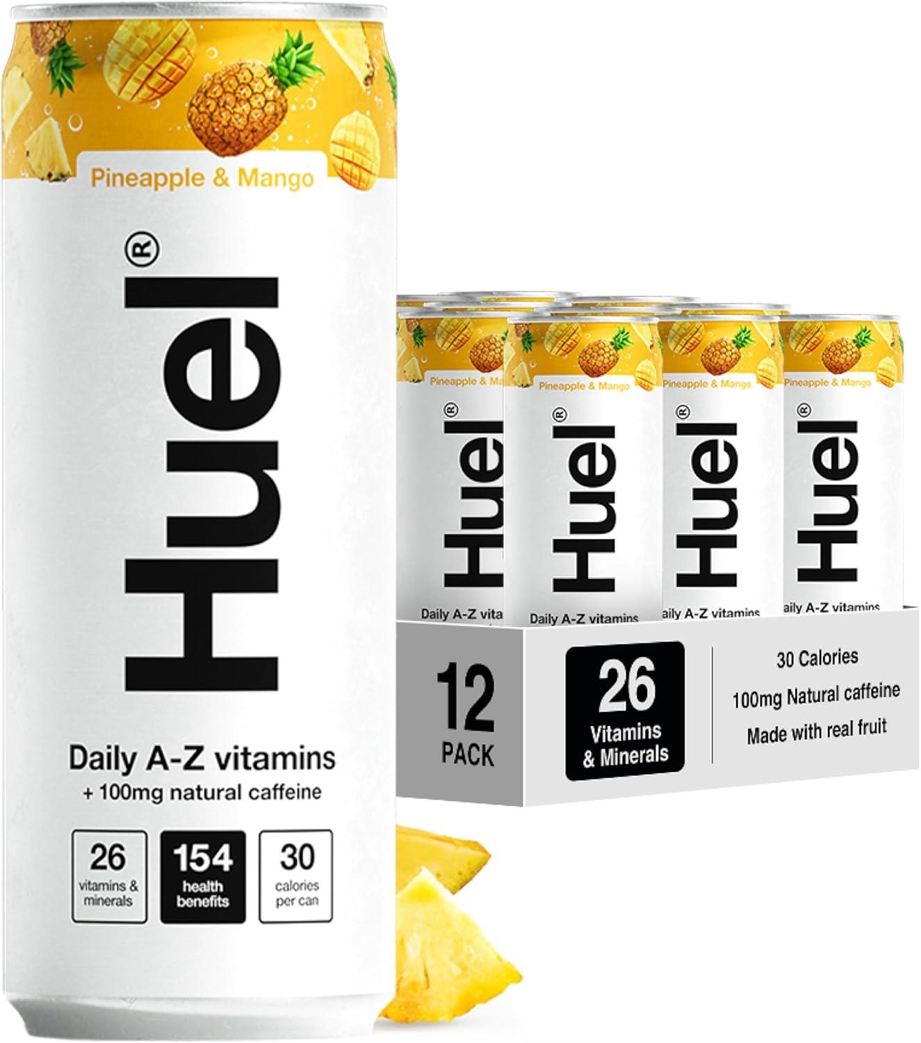 Huel Pineapple & Mango Energy Drink 12 x 330ml Cans