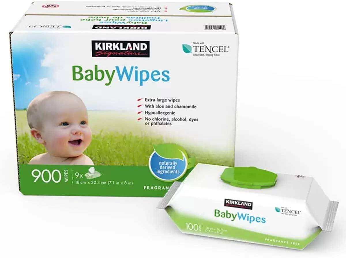 Kirkland Signature Tencel Baby Wipes 9 X 100 Ultra Soft Unscented Gentle Wipes With Aloe And Vitamin Kirkland Signature Tencel Baby Wipes 9 X 100 Ultra Soft Unscented Gentle Wipes With Aloe And Vitamin