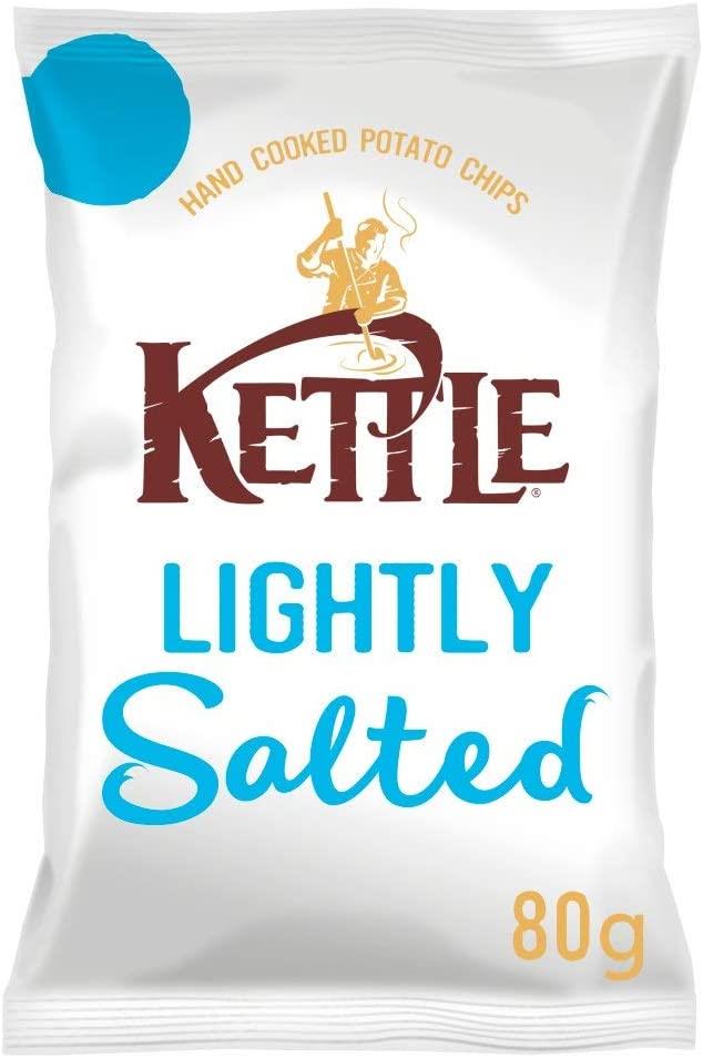 Kettle Crisps 12x80g (Lightly Salted) (White)