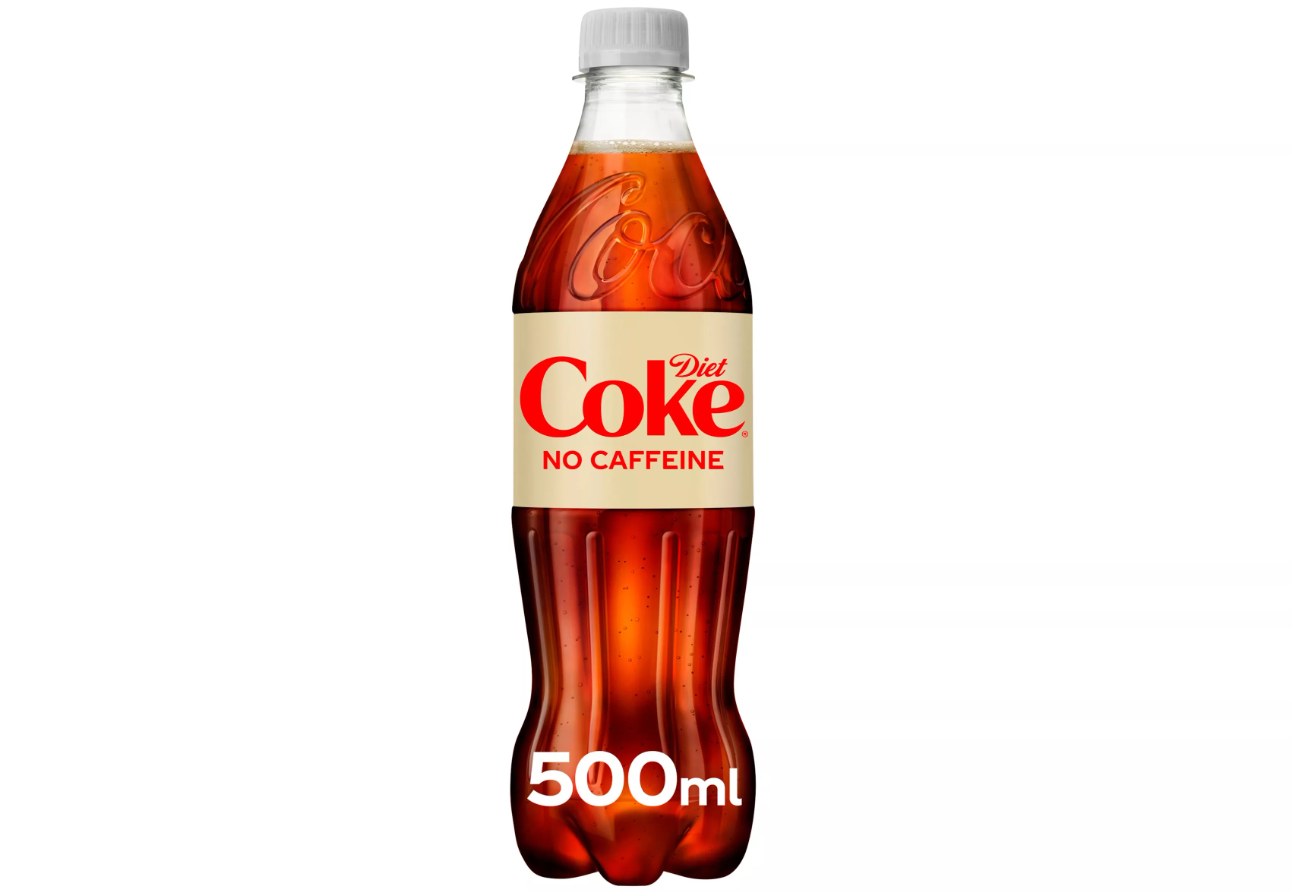 Diet Coke Caffeine Free GOLD bottles 12 x 500ml