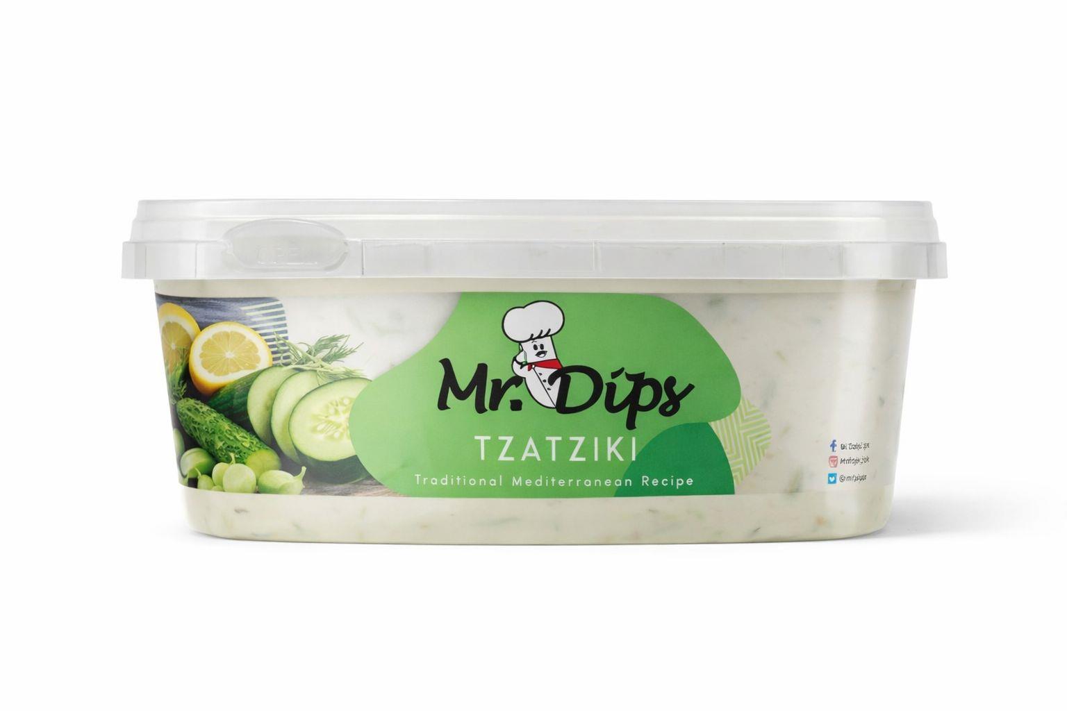 Mr Dips Tzatziki 2 x 1Kg Tubs