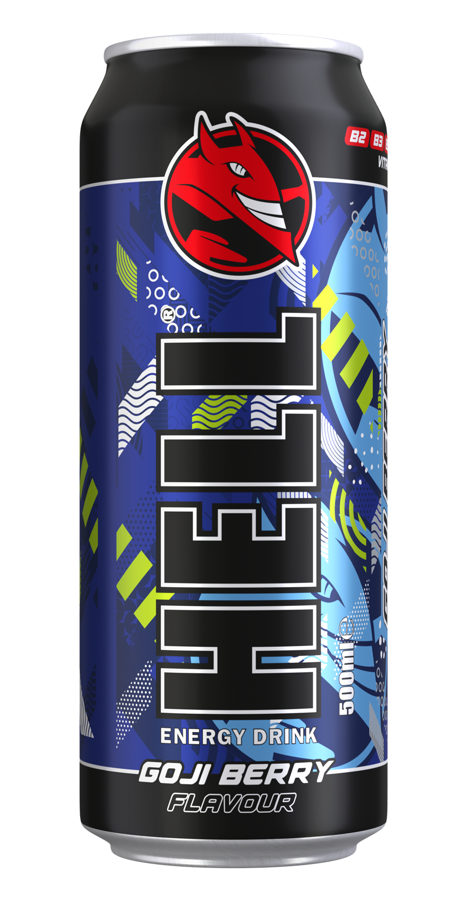 Hell Energy Drink Goji Berry 24 x 500ml Cans Choose Flavour Caffeine B Vitamins Vegan
