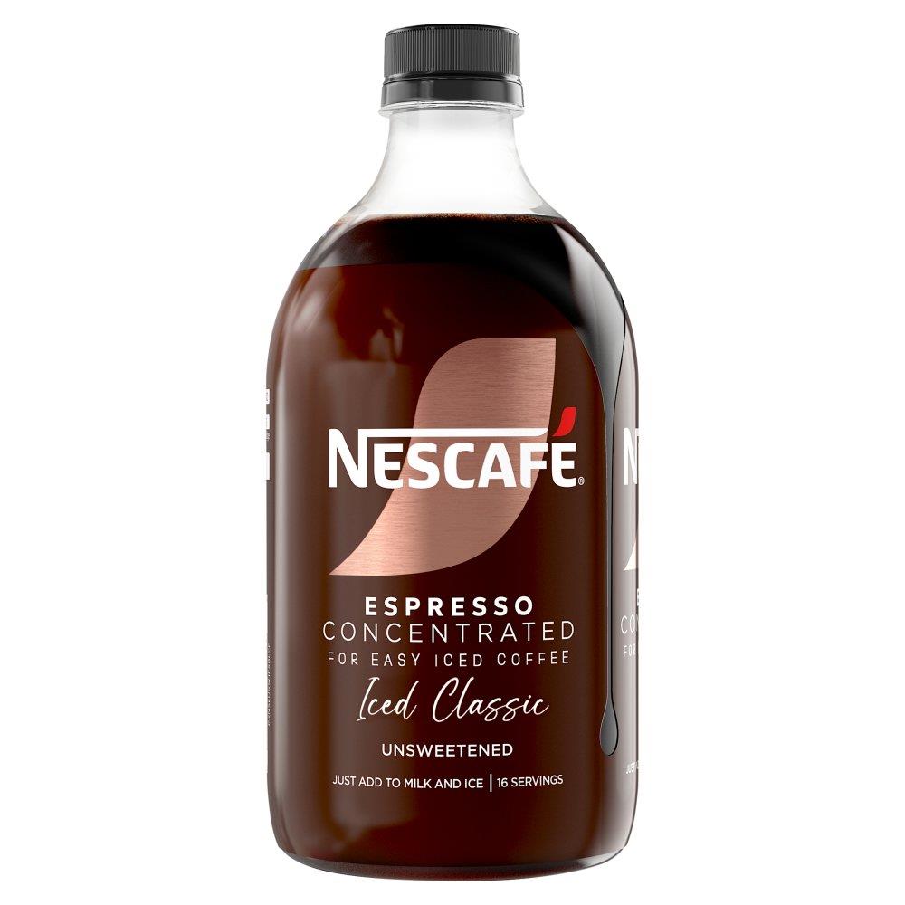 Nescafe Esp Con Iced Classic Unsweetened 6 x 500ml Bottles