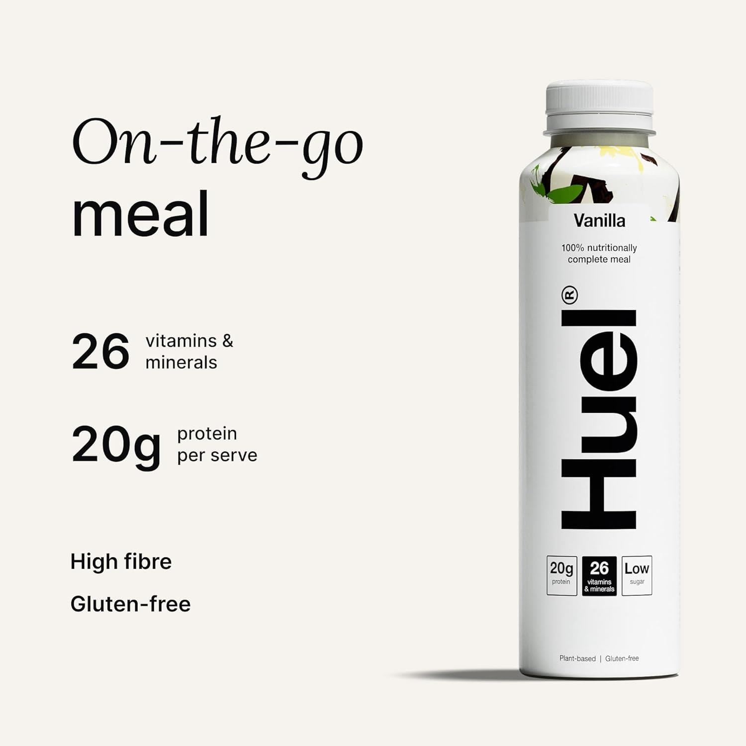Huel White Edition Vanilla 8 x 500ml Bottles