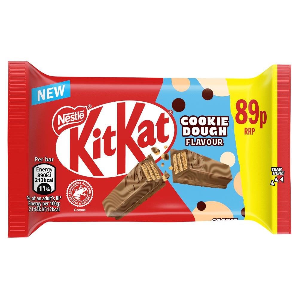 KitKat 4 Finger Cookie Dough Flavour Chocolate 24 x 41.5g Bars