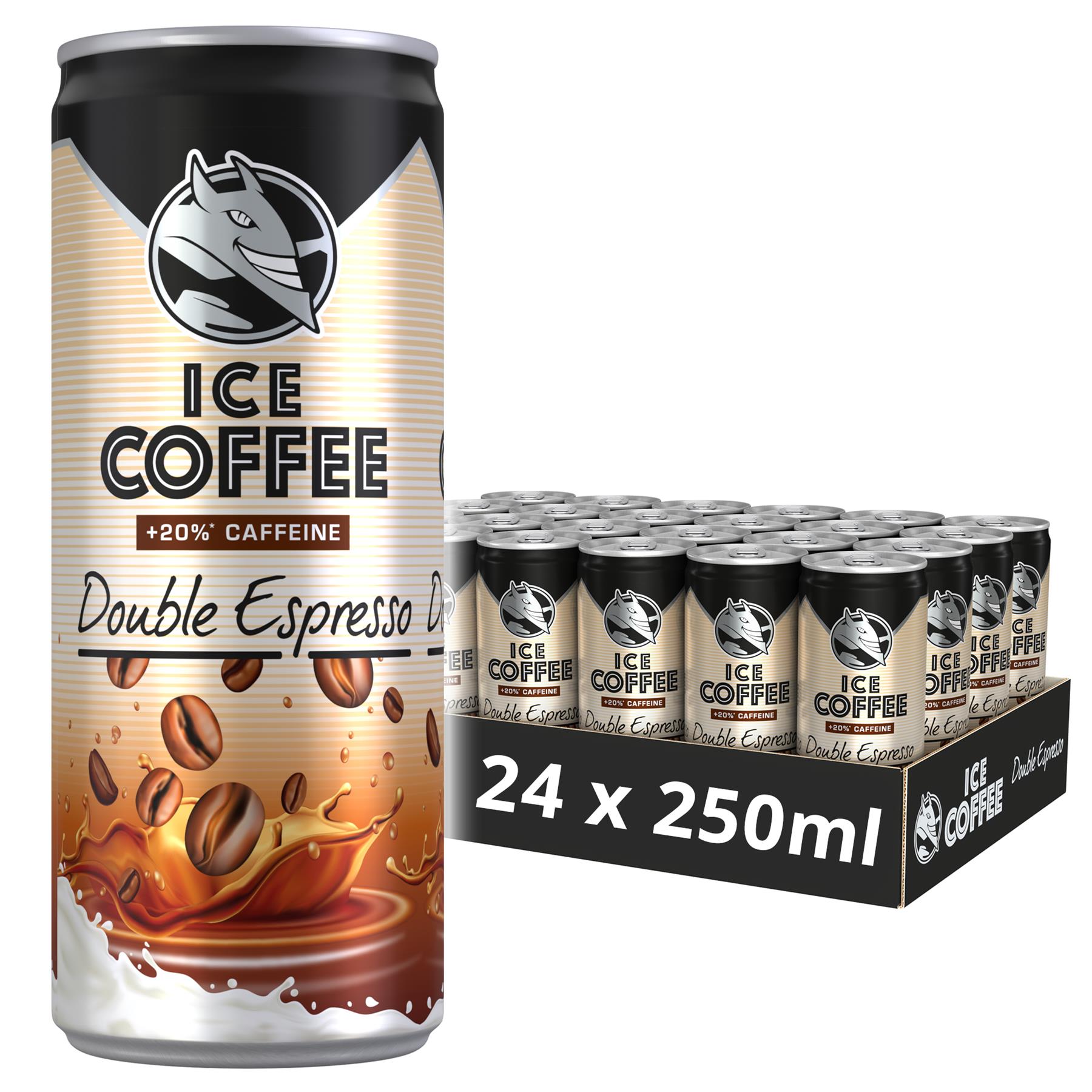 HELL Ice Coffee DOUBLE ESPRESSO 24 x 250ml Cans