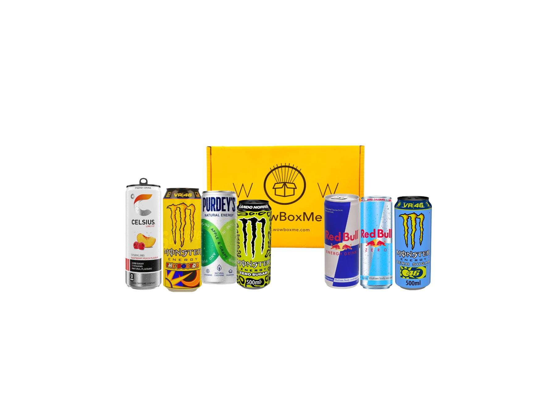 Energy Drink Selection Box Christmas Gift for Gamers Students And Busy Professionals