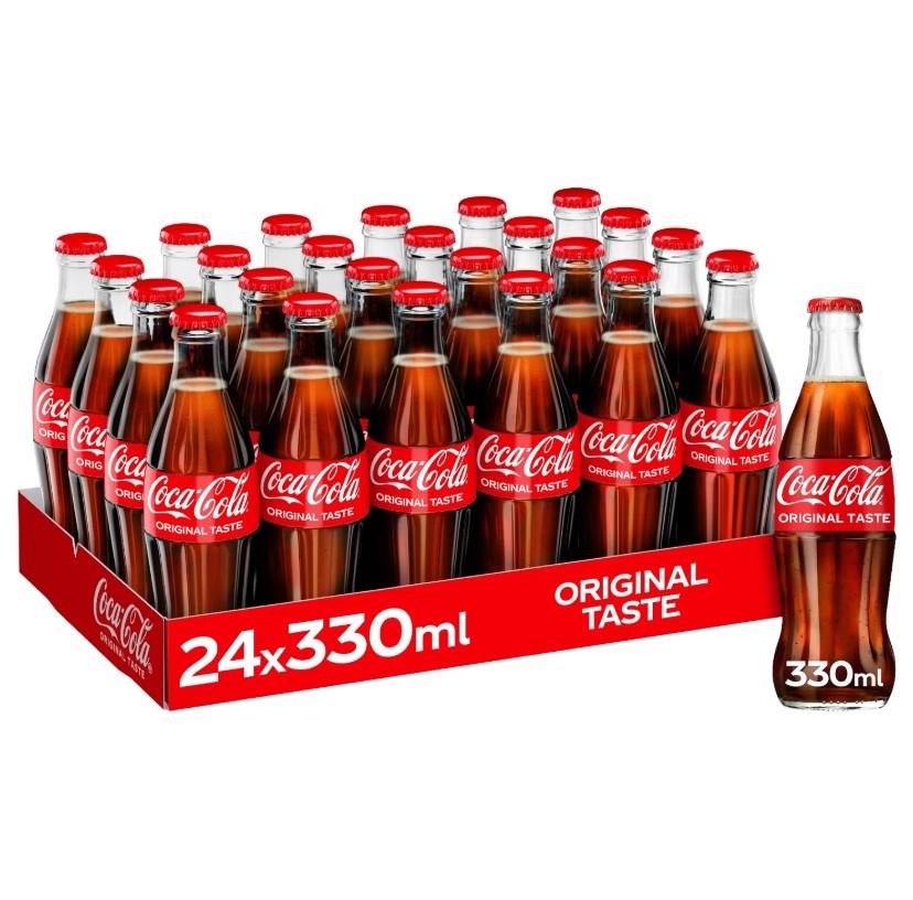 Coca Cola ORIGINAL 330ml Glass Bottles