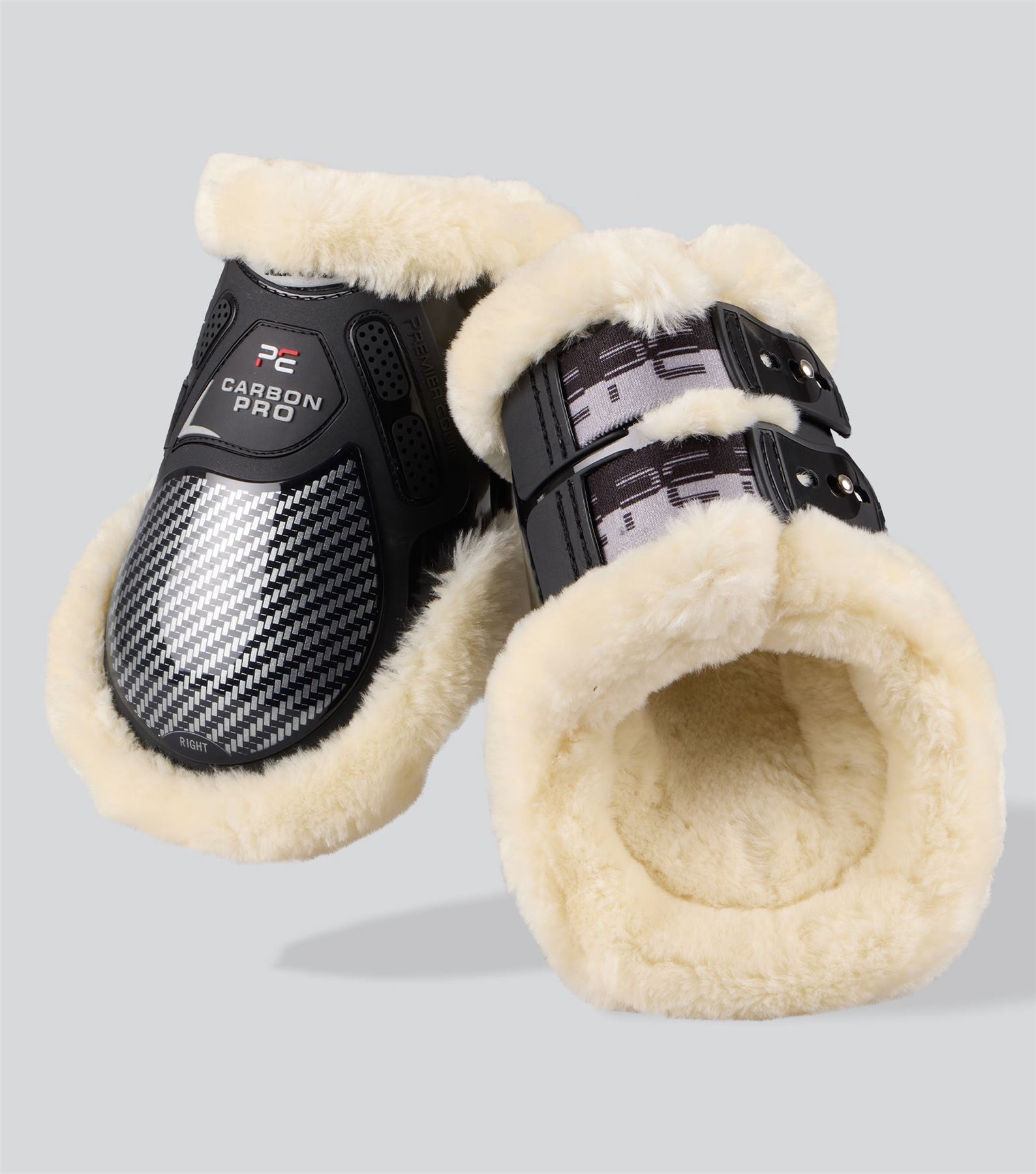 Premier Equine Carbon Pro Techno Wool Fetlock Boots