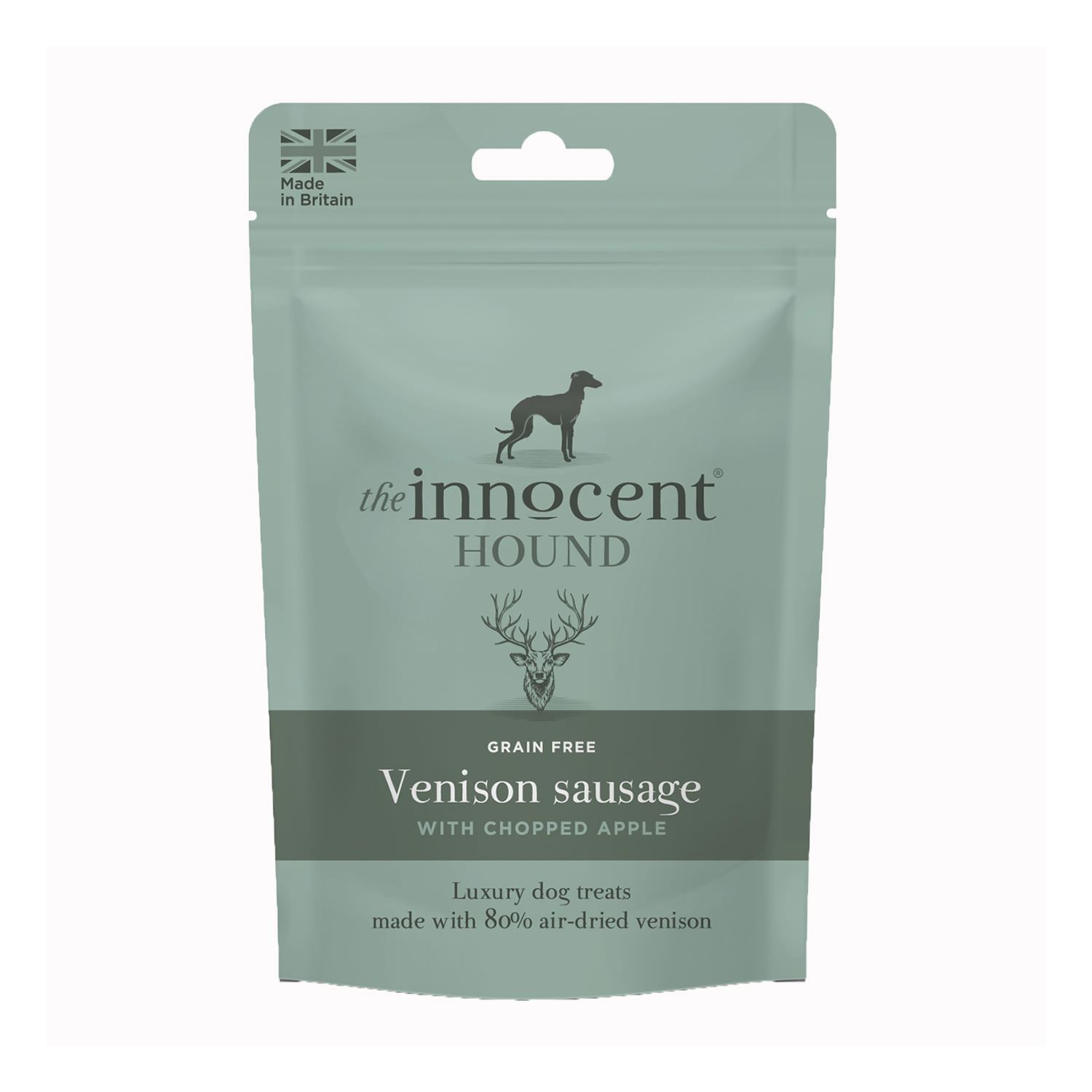 The Innocent Hound Venison Sausage With Chopped Apple Treats