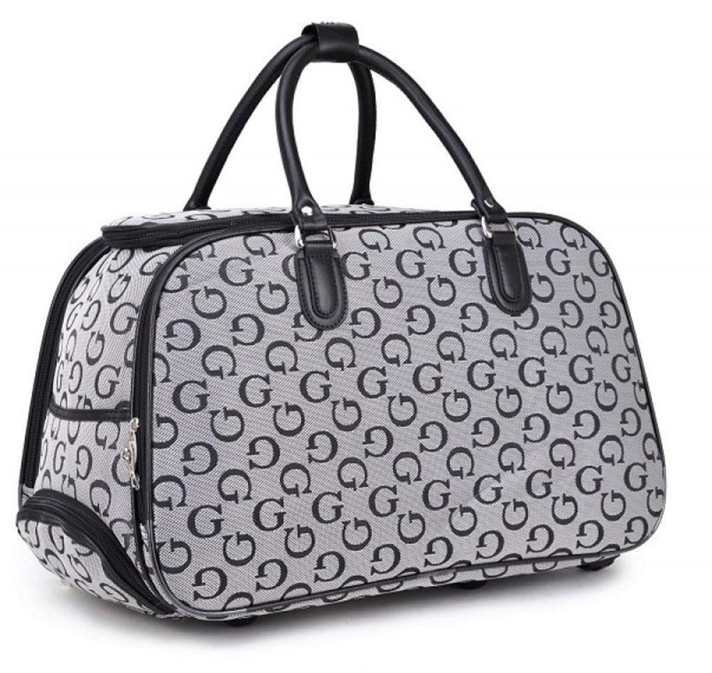 New Men’s Women’s Fashion Print Large Small Wheeled Suitcase Holdall Bag - Picture 13 of 15