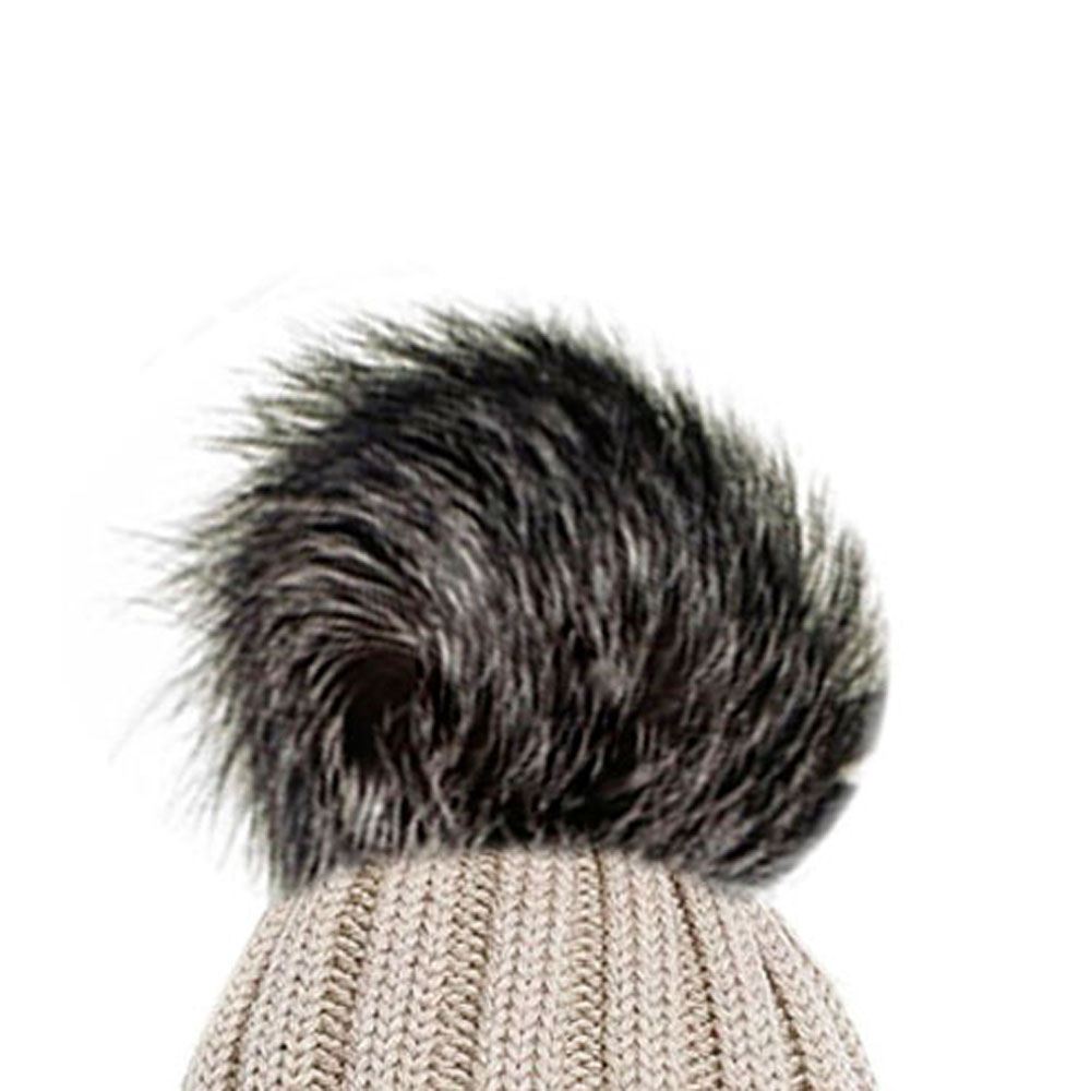 New Fluffy new fluffy coloured faux fur detachable pom pom for winter New Fluffy new fluffy coloured faux fur detachable pom pom for winter