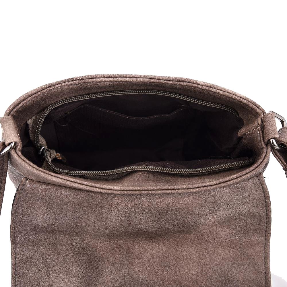 New Ladies Beau Ring Messenger Bag PU Leather Shoulder Strap Fashion