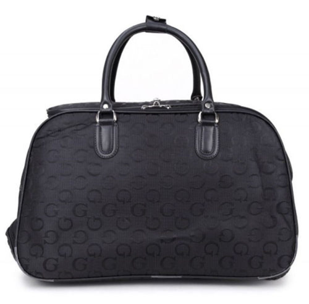 New Men’s Women’s Fashion Print Large Small Wheeled Suitcase Holdall Bag - Picture 3 of 15