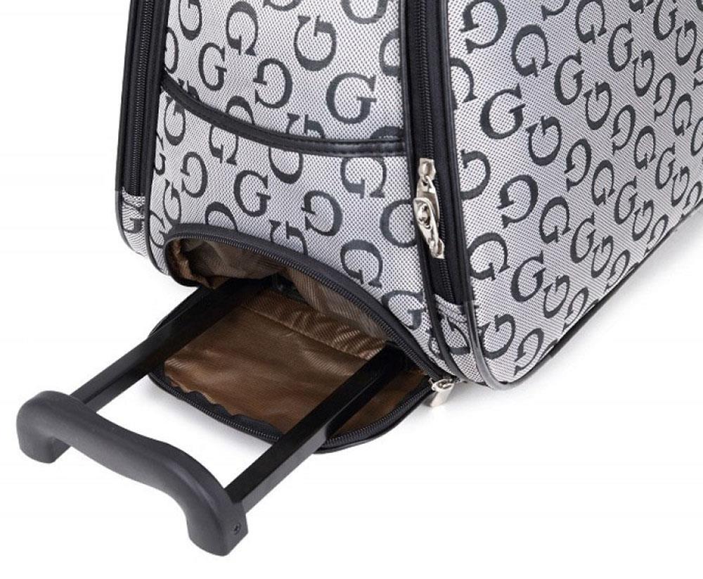 New Men’s Women’s Fashion Print Large Small Wheeled Suitcase Holdall Bag - Picture 9 of 15