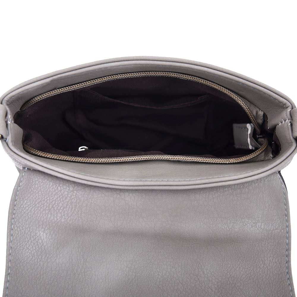 New Ladies Beau Ring Messenger Bag PU Leather Shoulder Strap Fashion