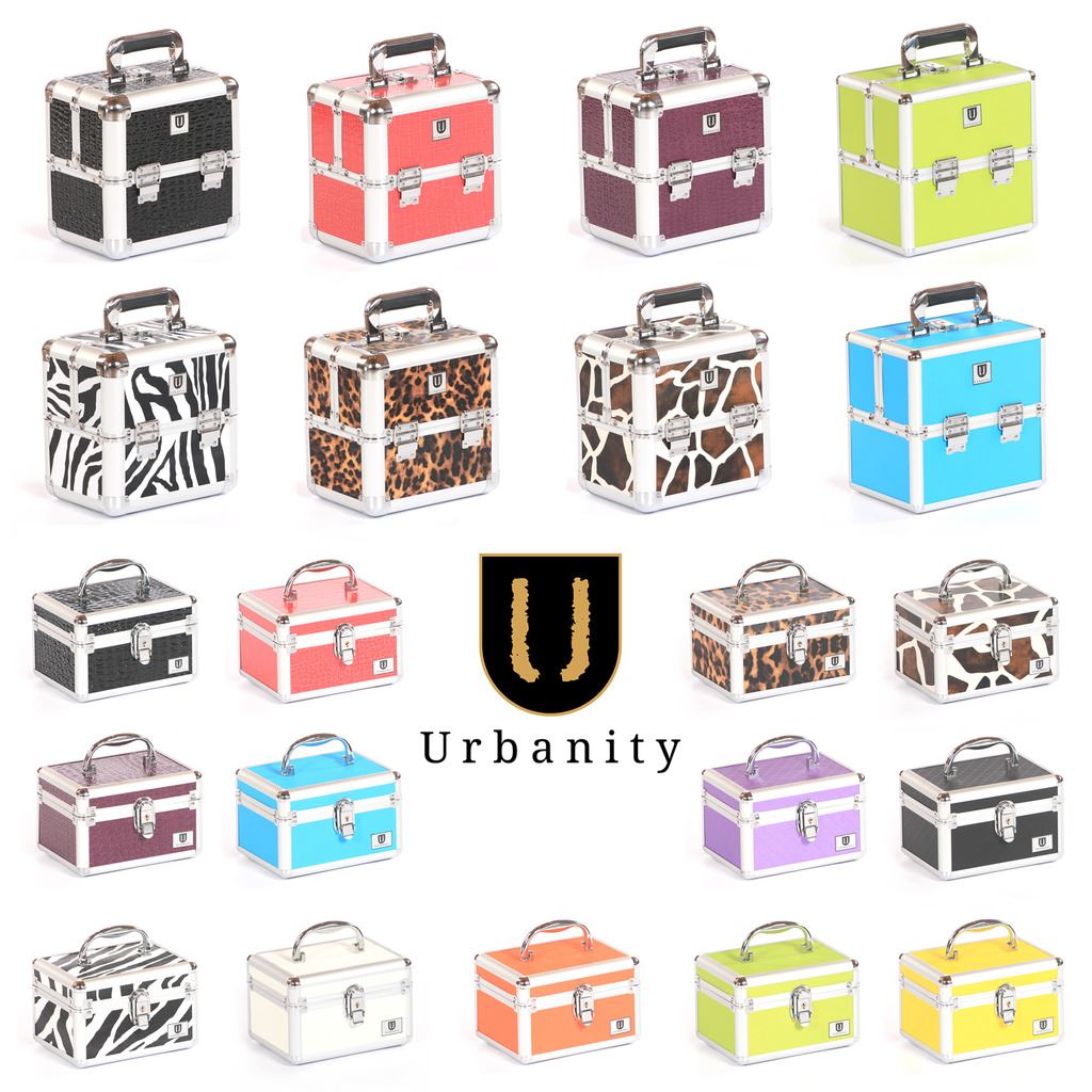 Small Vanity Case Box by Urbanity Makeup Jewelery Trinket Cosmetic