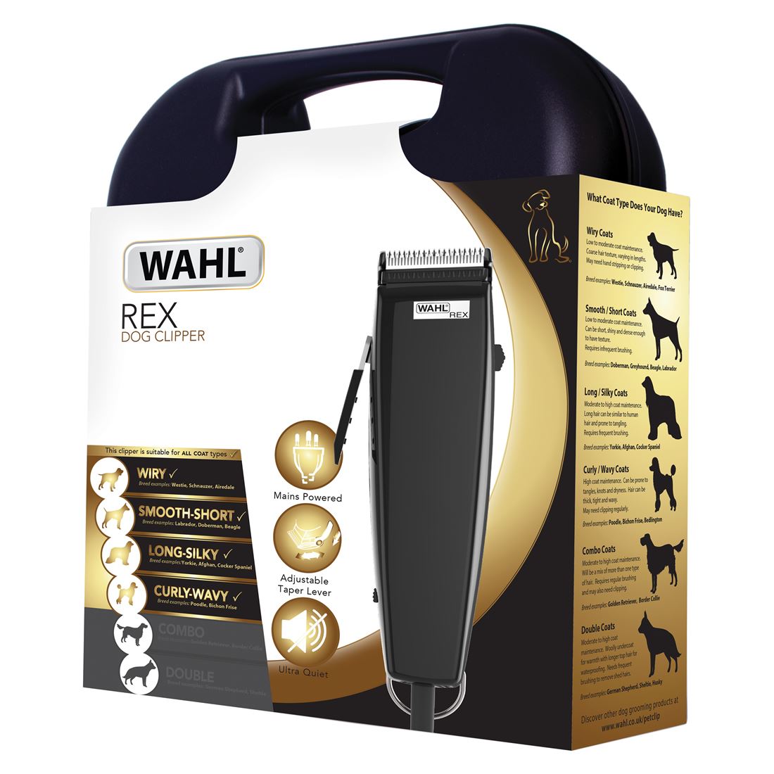 Wahl Dog Grooming Clippers Rex Dog Clipper Trimmer Animal Pet