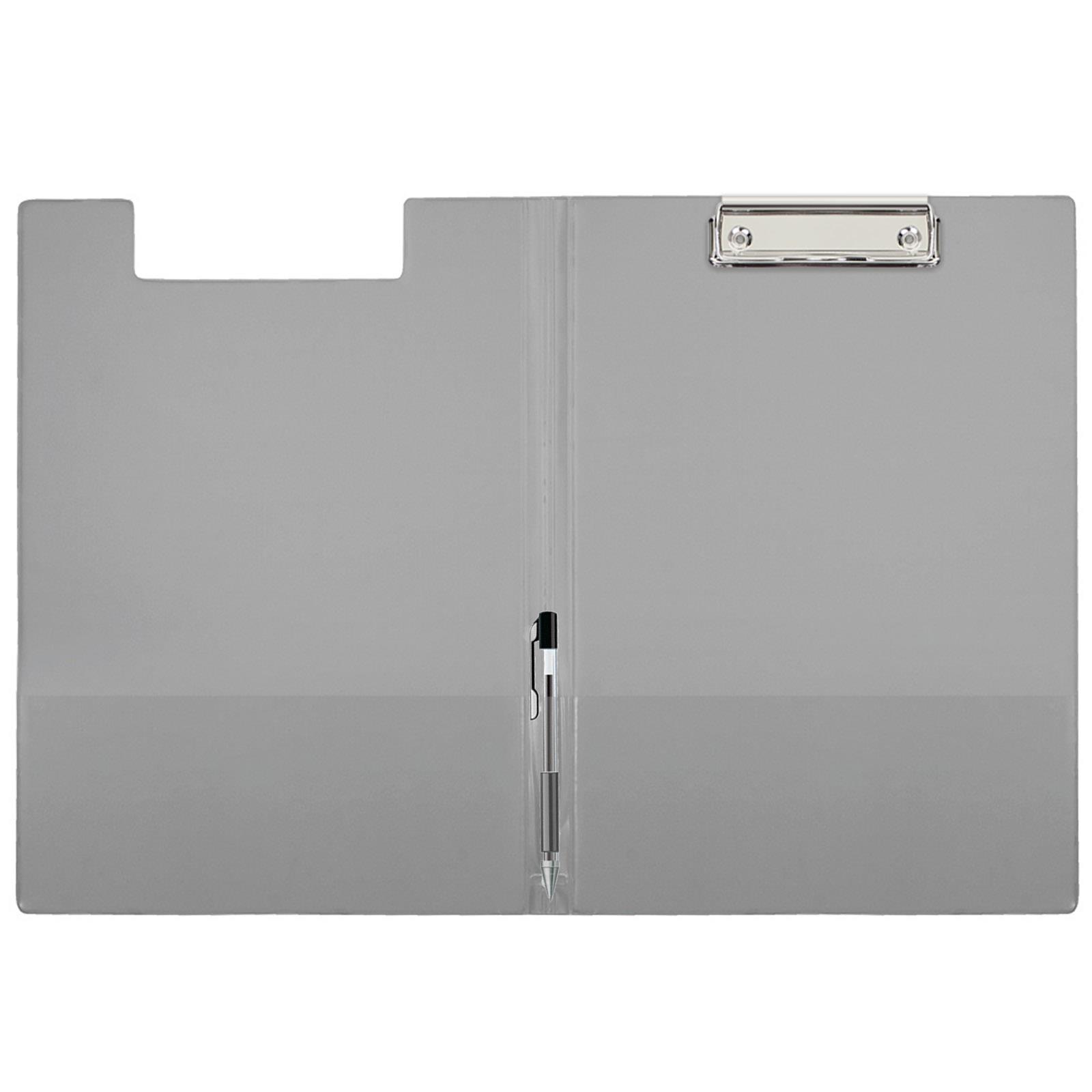 OfficeCentre® A4 Hard Foldover Clip Board Storage Paper & Pen Holder