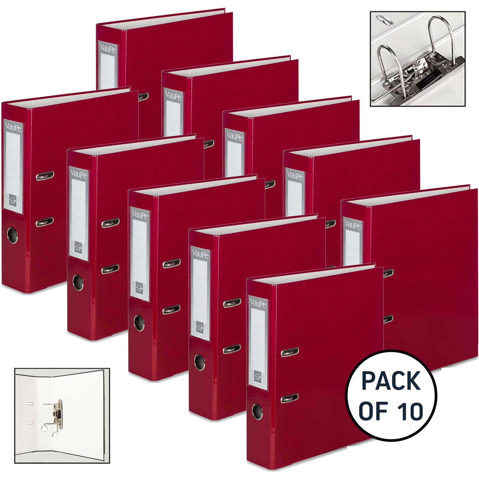 A4 Large Metal Lever Arch Files Folders 75mm Ring Binder Document Paper
