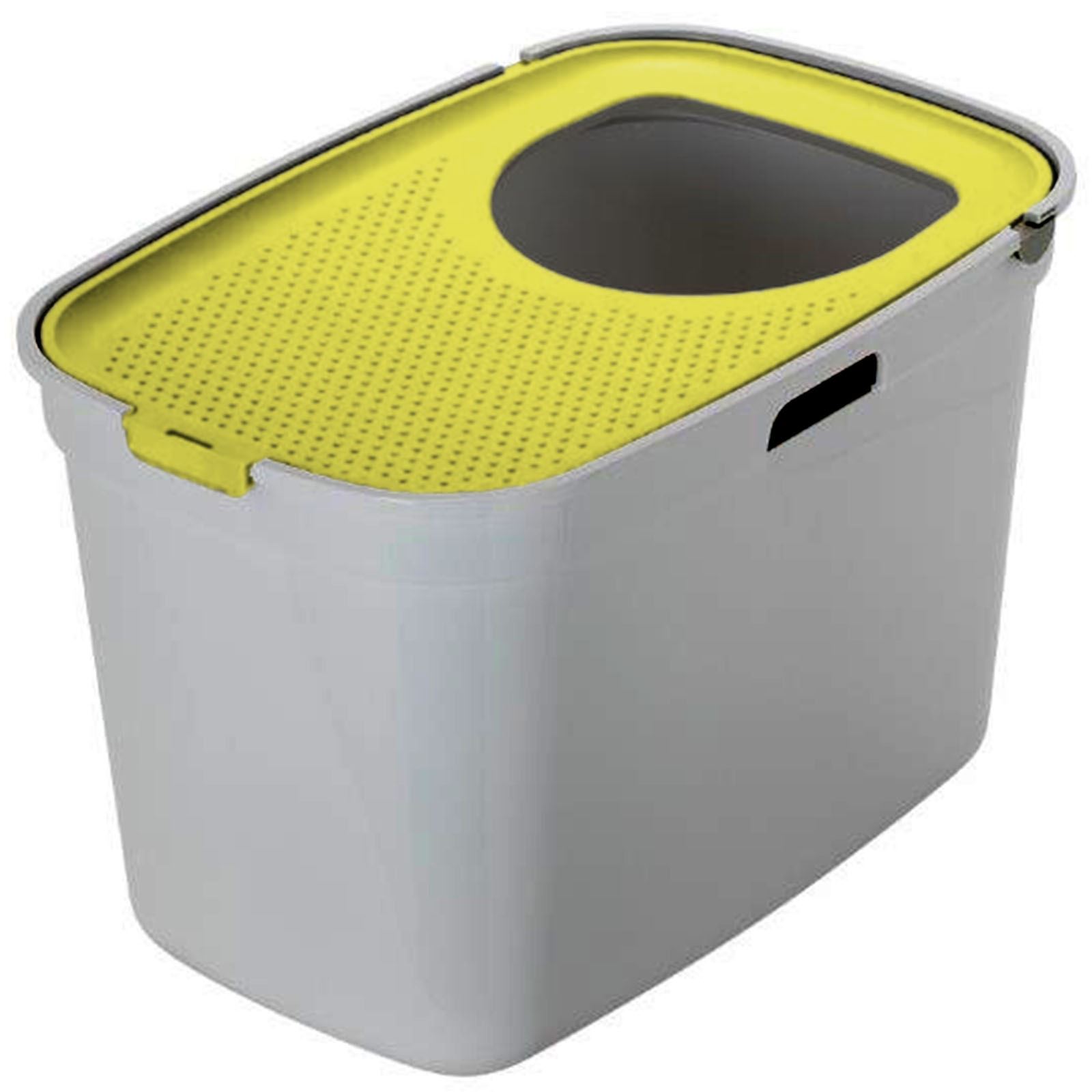 Large Top Entry Litter Tray Extra Deep XL High Sided Covered Toilet