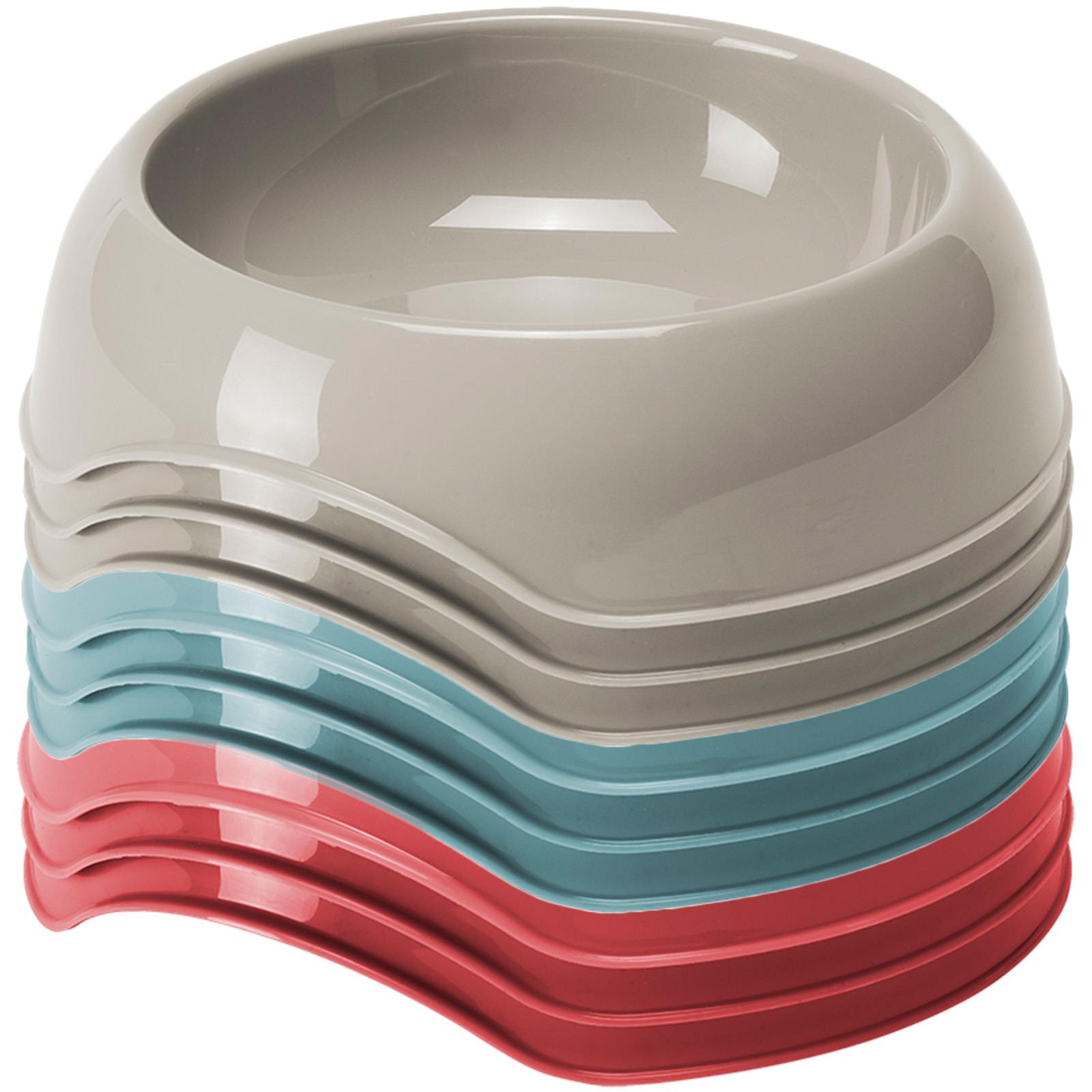 CatCentre® 2 x Plastic Cat Kitten Bowls Pet Animal Feeding Food Water