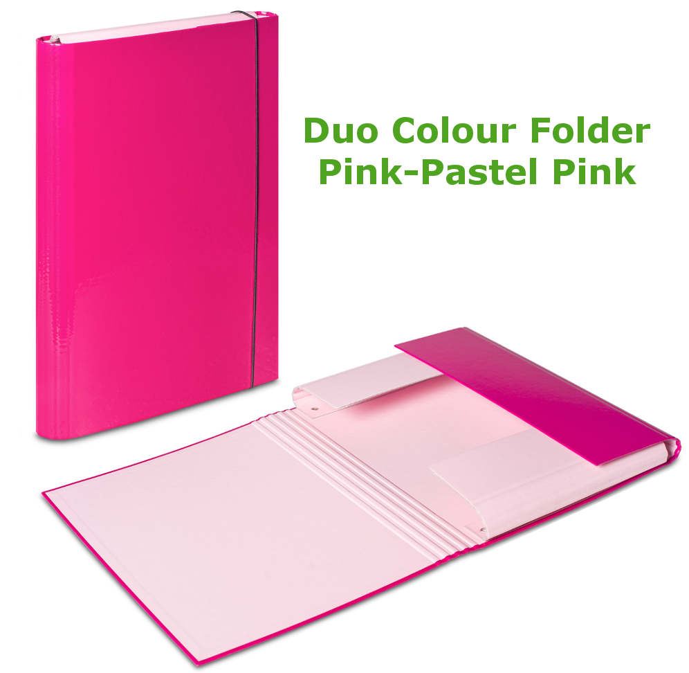 A4 Document Folders Elastic Band Storage Files Foolscap Paper Hard