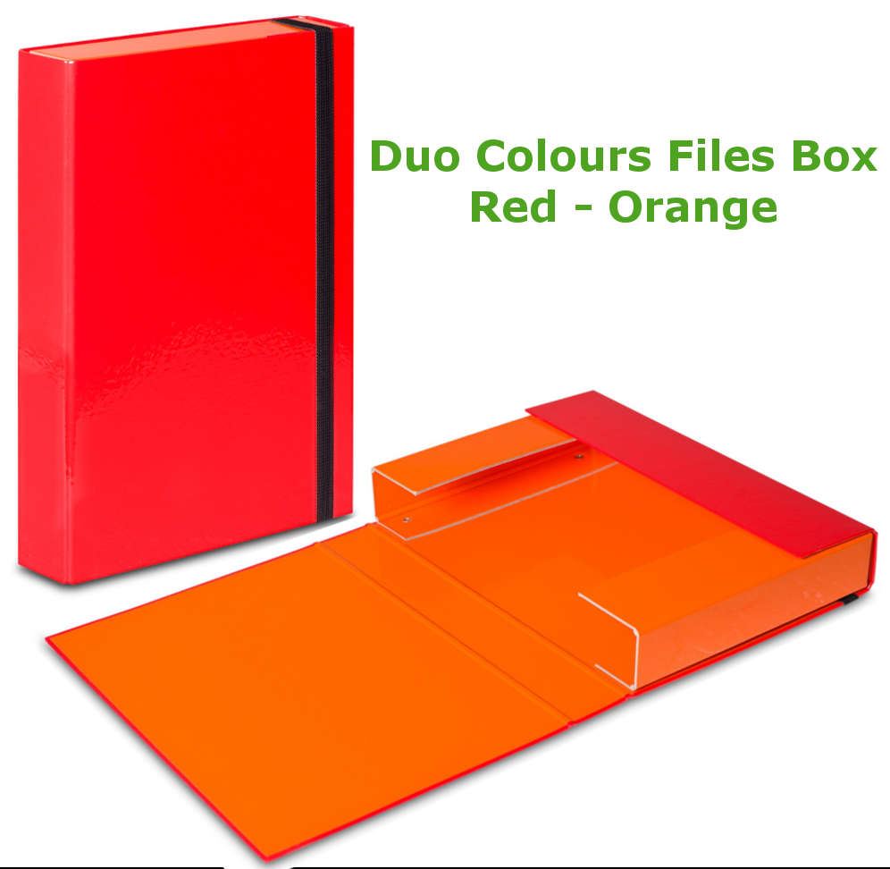 A4 Document Box Folders Elastic Band Storage Files Foolscap Hard