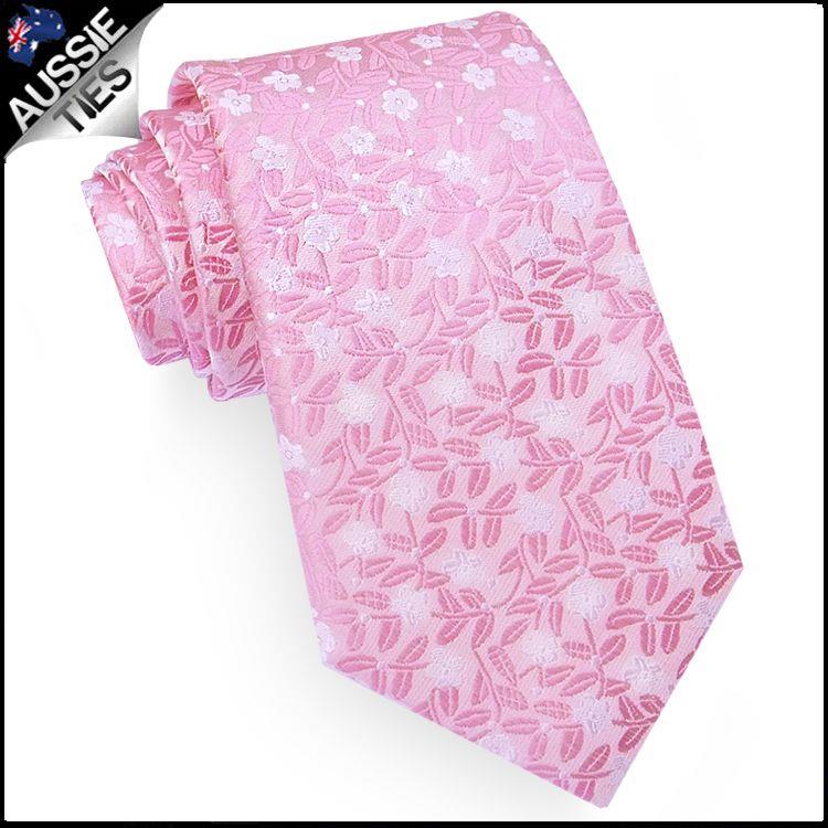 Patterned Floral Ties | White Flower Tie | Skinny Black Tie | Slim Pastel Blue - Picture 21 of 29