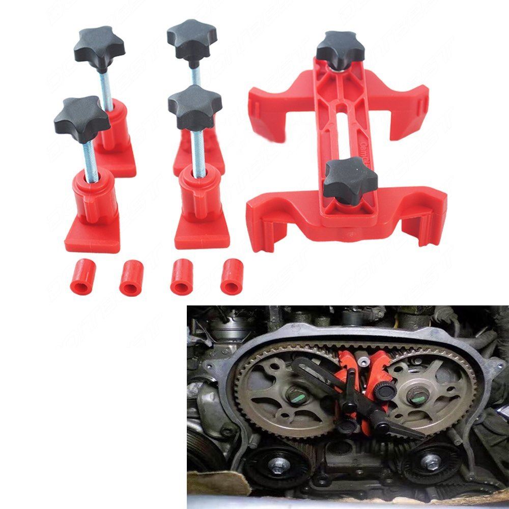 Universal Single Dual Twin Quad Cam Clamp Locking Timing Kit Camshaft
