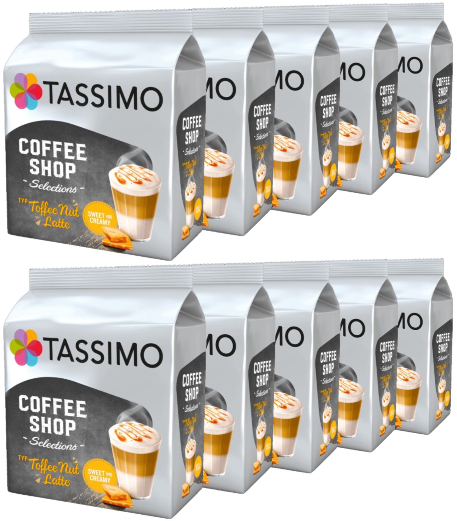 TASSIMO Toffee Nut Latte Coffee Shop T 