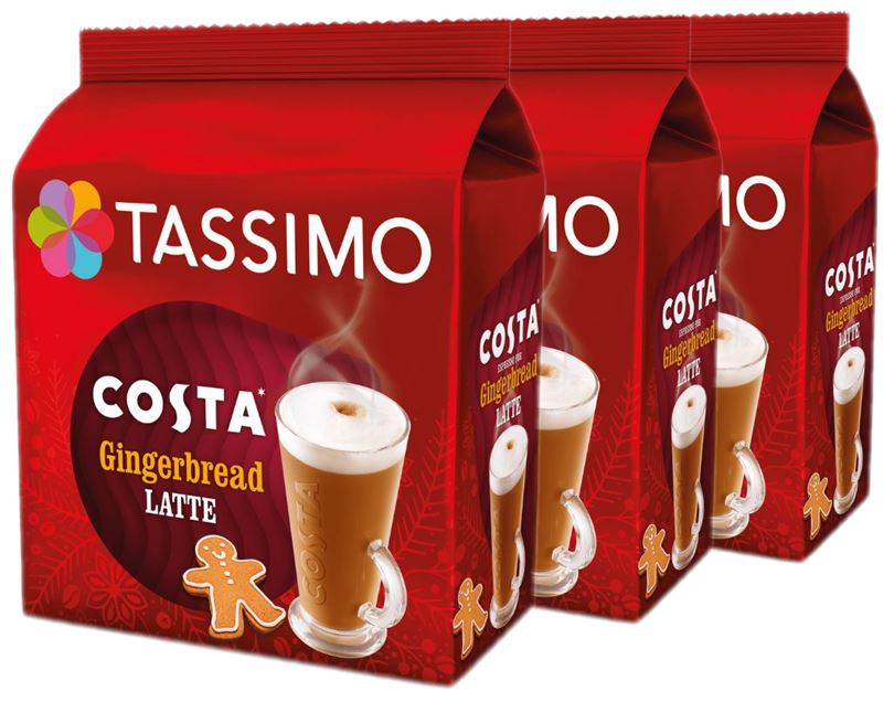 TASSIMO TDisc Pod Coffee Chocolate Cappuccino Latte Americano Costa
