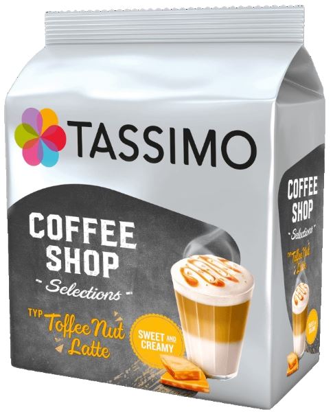 TASSIMO Toffee Nut Latte Coffee Shop T 
