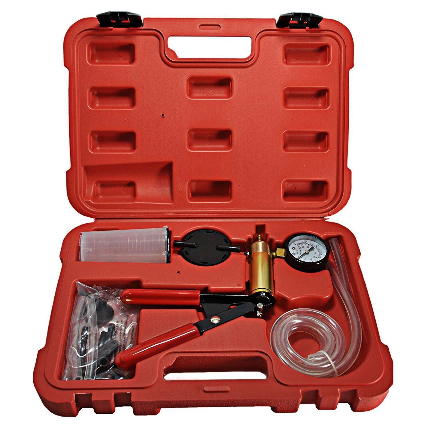 Manual Freno de Purga Ensayador Set Purga Kit Bomba de Vacío Coche Y Moto