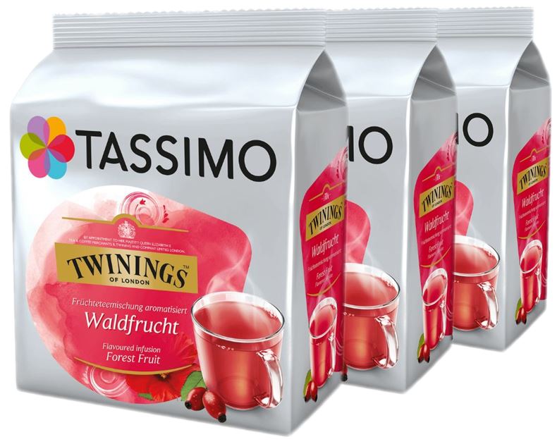 TASSIMO Twinings Fruits Of The Forest Tea T Discs Pods 8/16/32/48/80