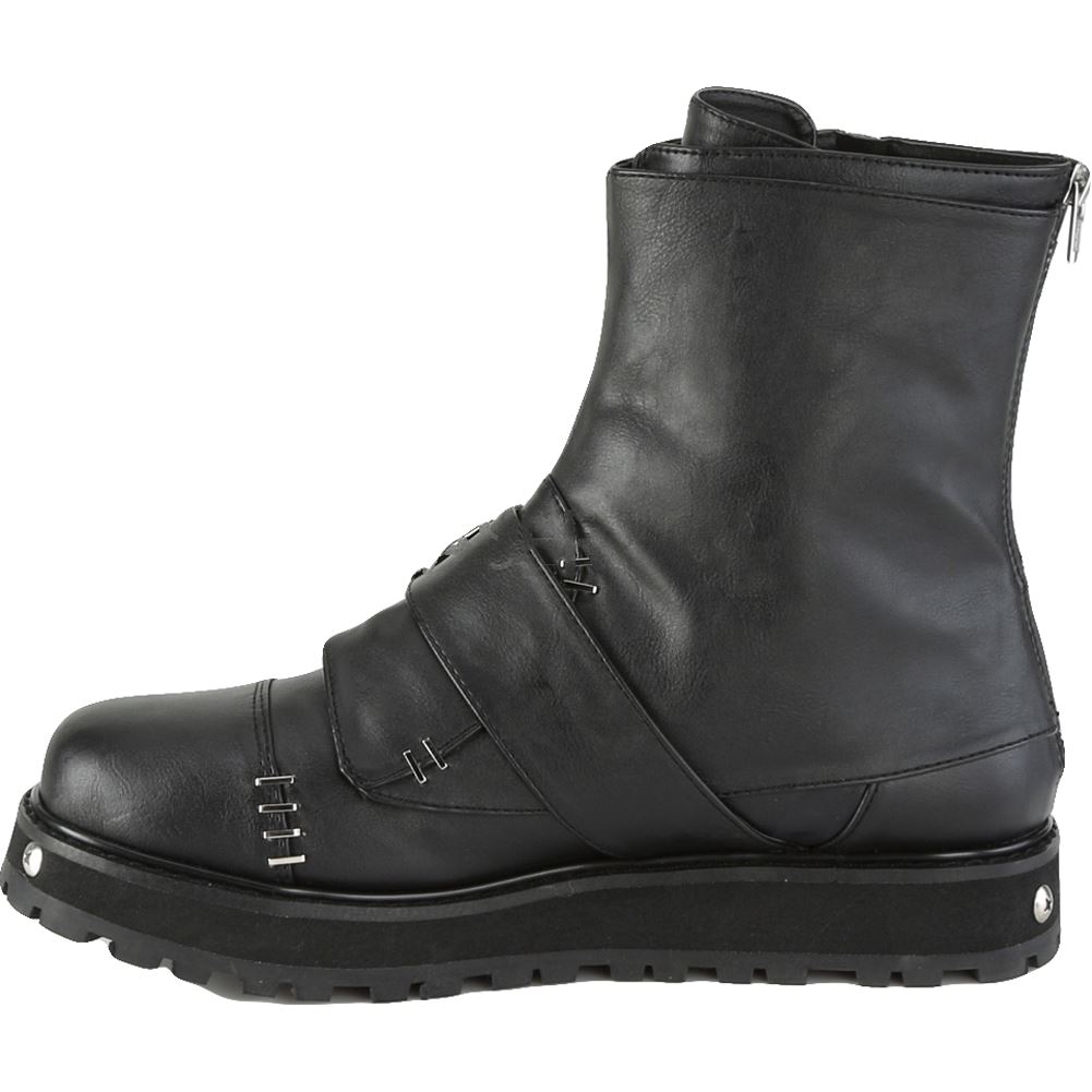 Unisex Unisex Unisex Demonia VALOR-150 Platform Ankle Boot Black Punk Goth Buckles 26d5fe Unisex Unisex Unisex Demonia VALOR-150 Platform Ankle Boot Black Punk Goth Buckles 26d5fe