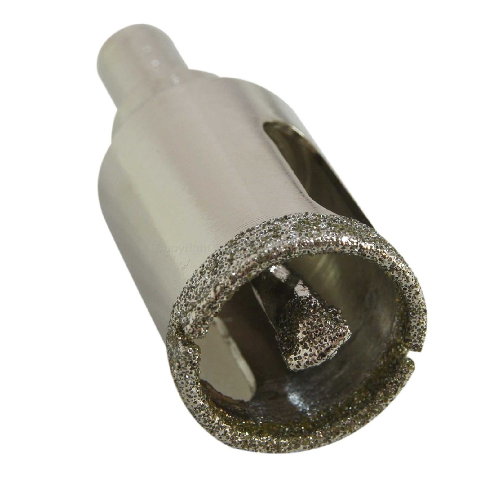 122110 Diamond Coated Glass Ceramic Hole saw Core Bit Cutter With Drilling Guide