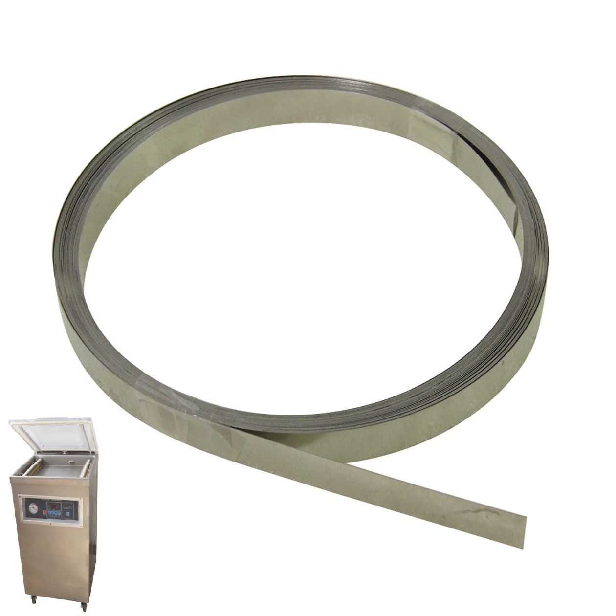 Vacuum machine heat element