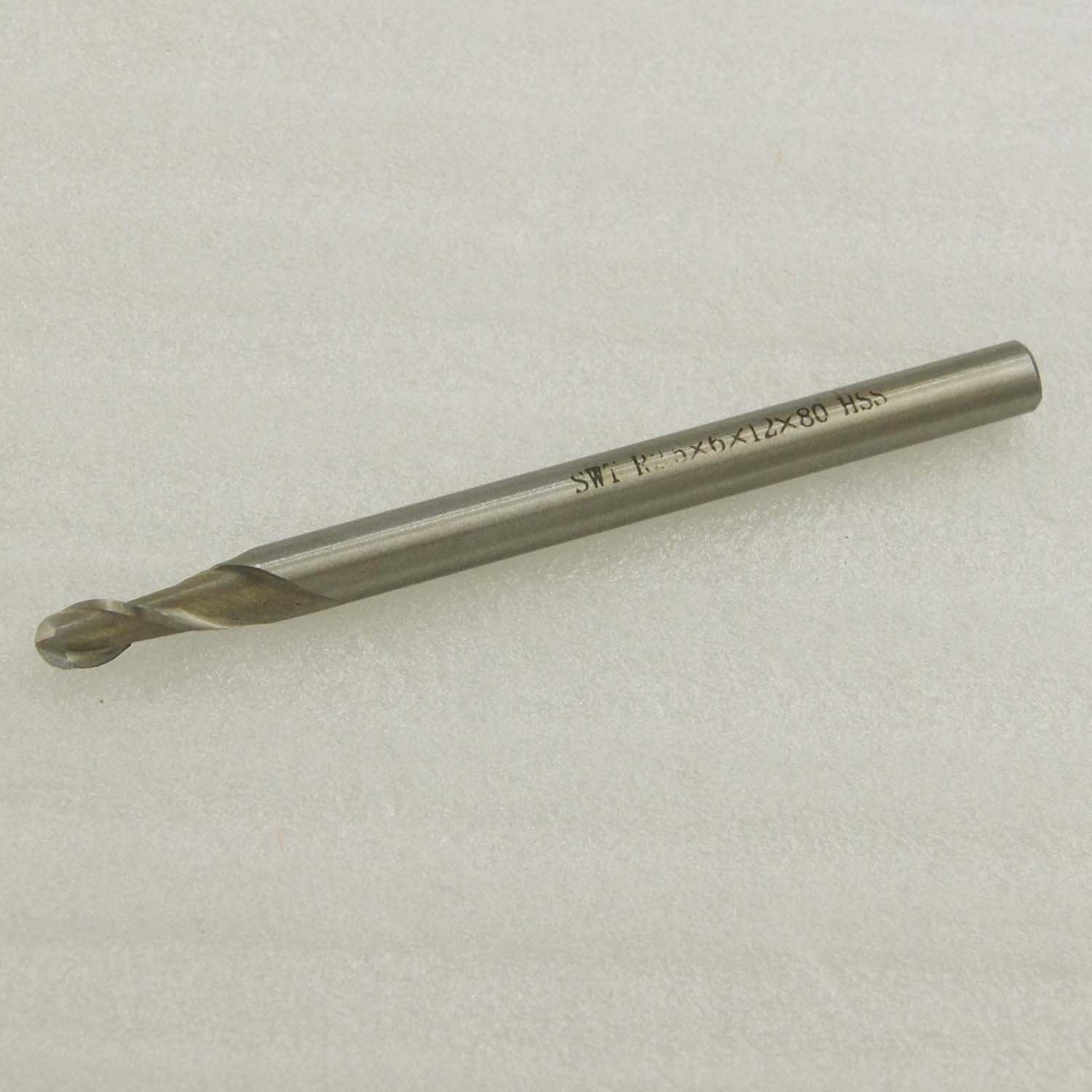 Ball Nose Round End Mill Drill HSS Milling Cutter 1MM to 12.5MM in