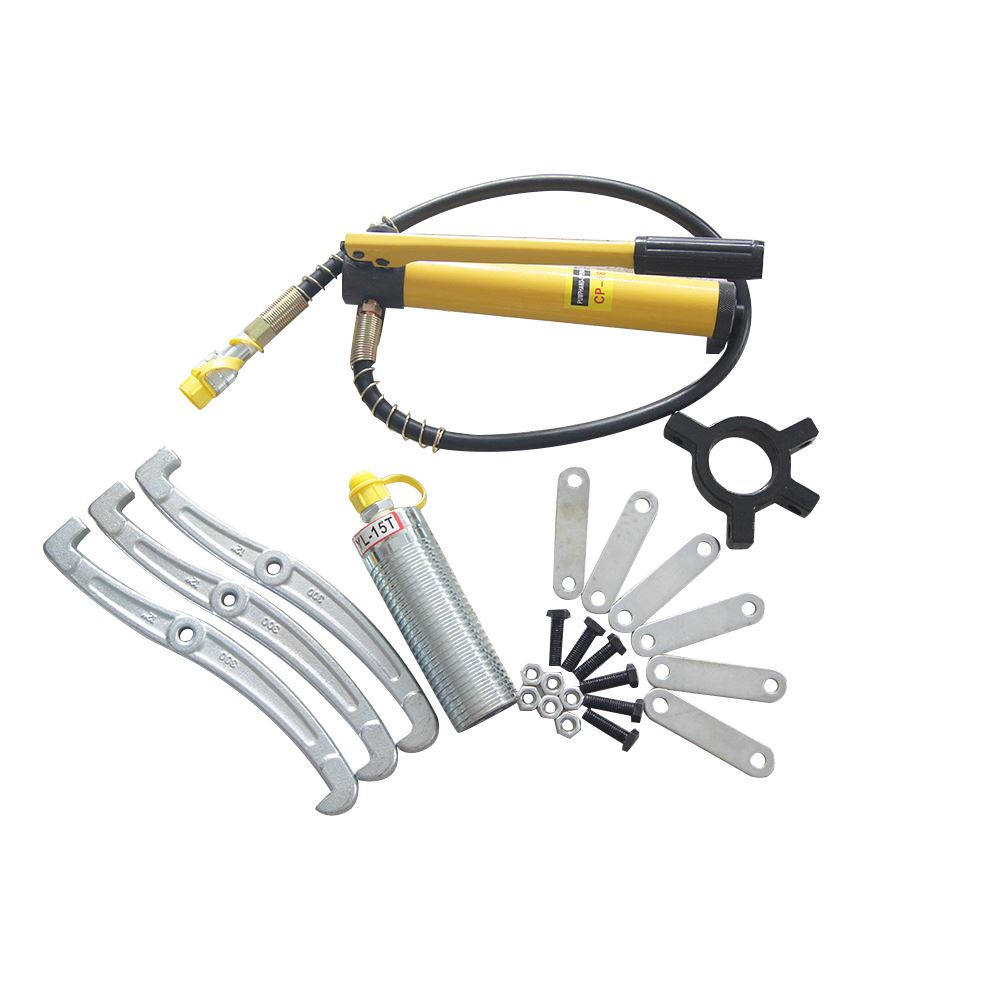 Split Type Hydraulic 3 Jaw Gear Puller Kit Jaw Puller Seperator 15Ton