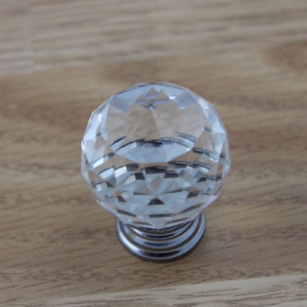 541115 Crystal Decorative Wardrobe Cabinet Drawer Door Knob Cupboard Pull Handle - Picture 4 of 8