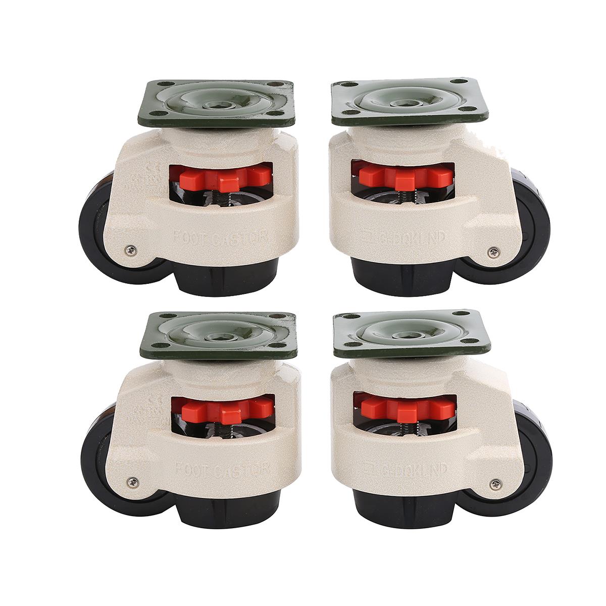 Heavy duty foot master wheel GD-80F 4PCS SET