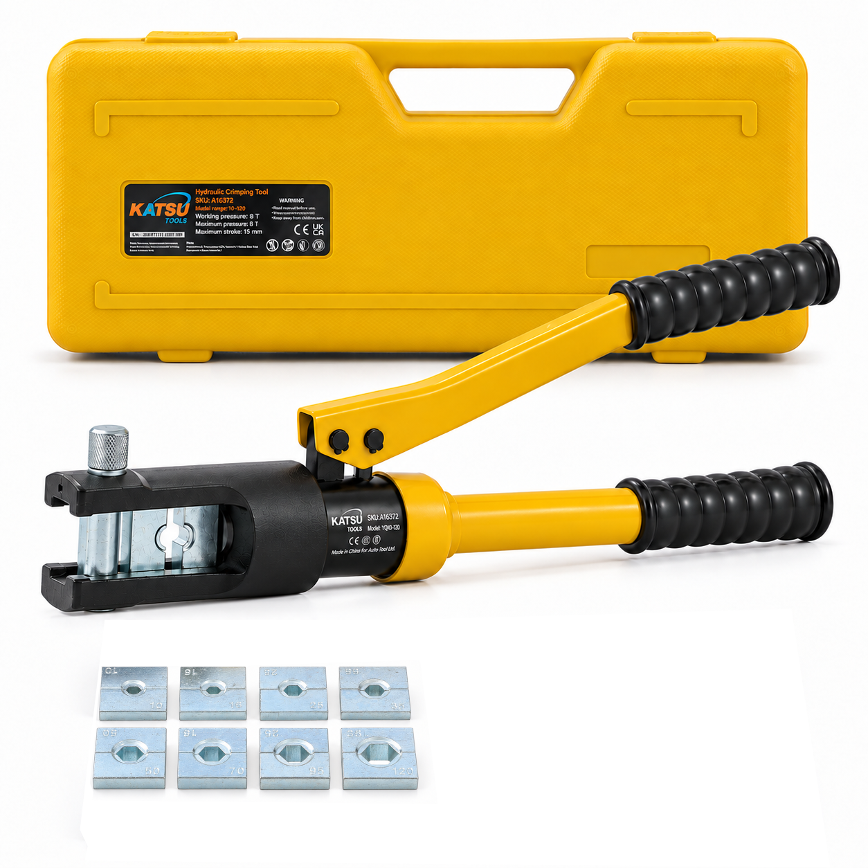 Hydraulic Electrical Crimping Tool Die Set 10-120mm2