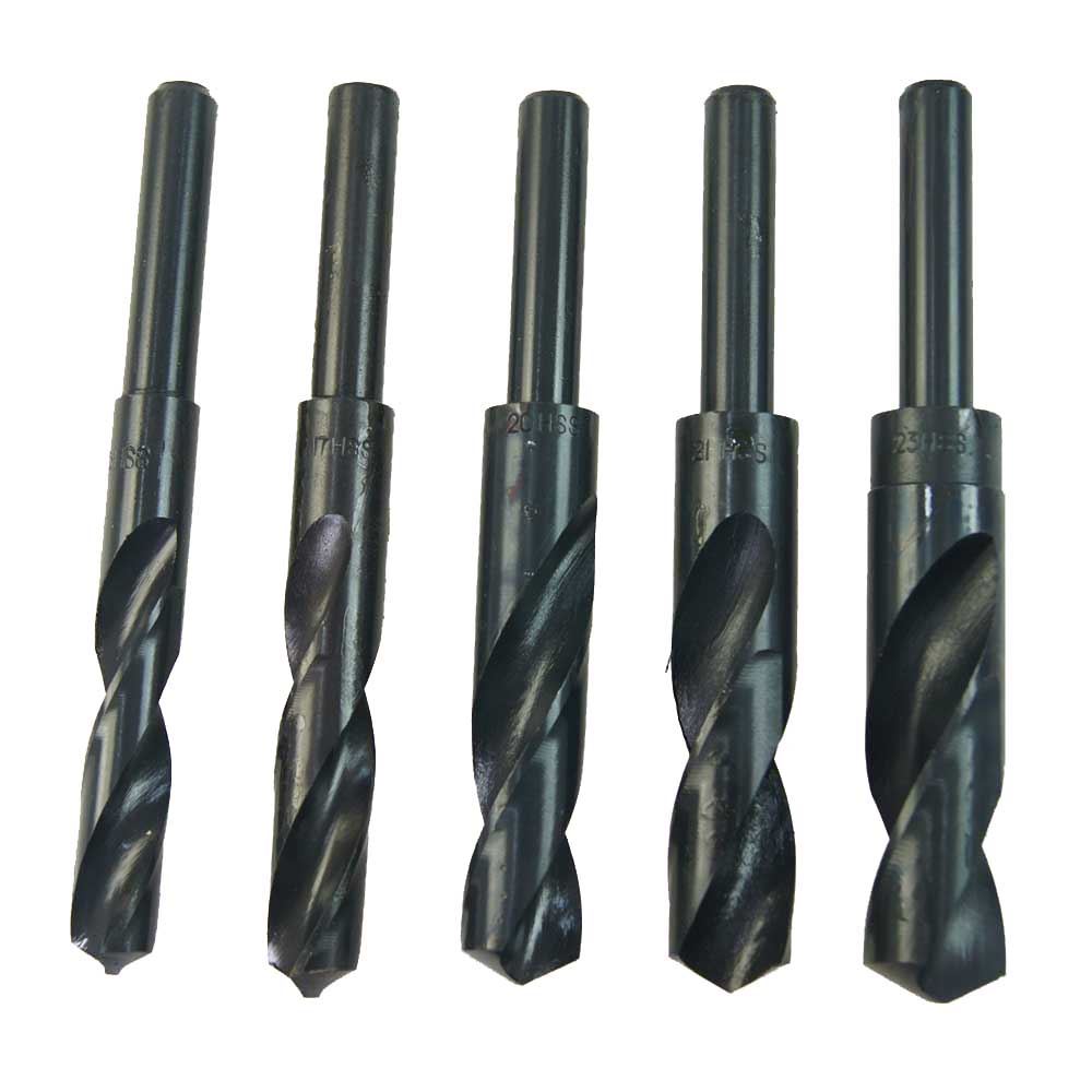 Reduced shank HSS drill bit 37mm Black