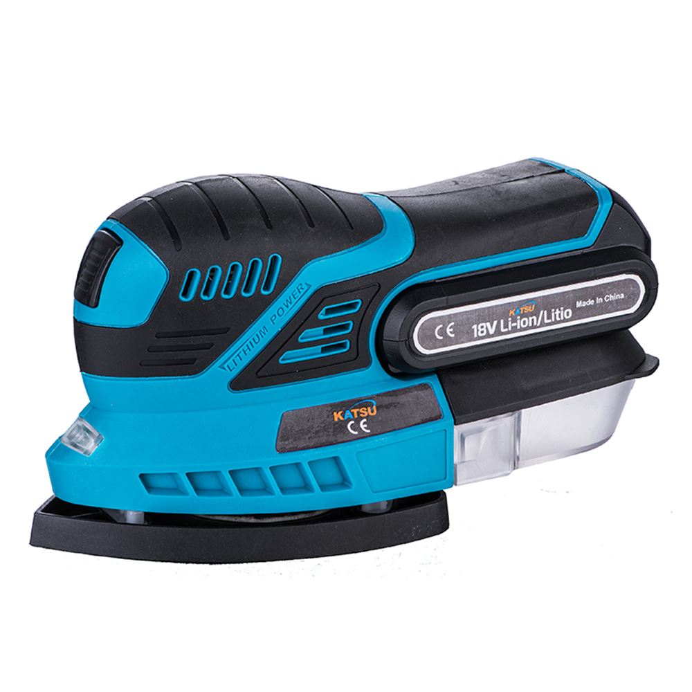 KATSU Cordless Sander 18V 2.0Ah Fast Charger With Battery Wood Working