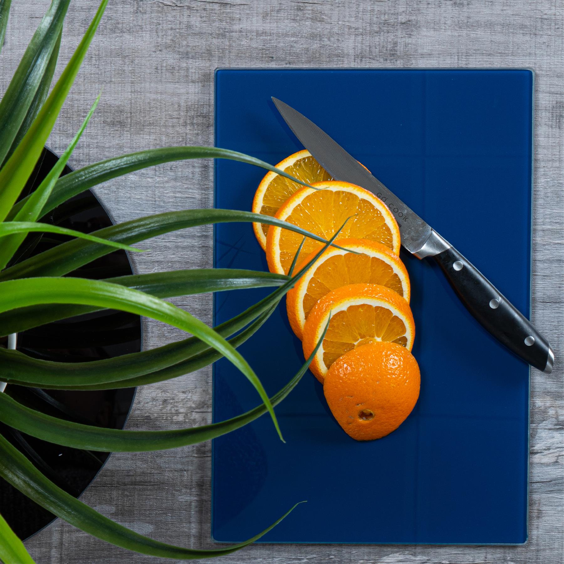 1x Glass Chopping Board Kitchen Cutting Worktop Saver 30cm x 20cm - Picture 15 of 30