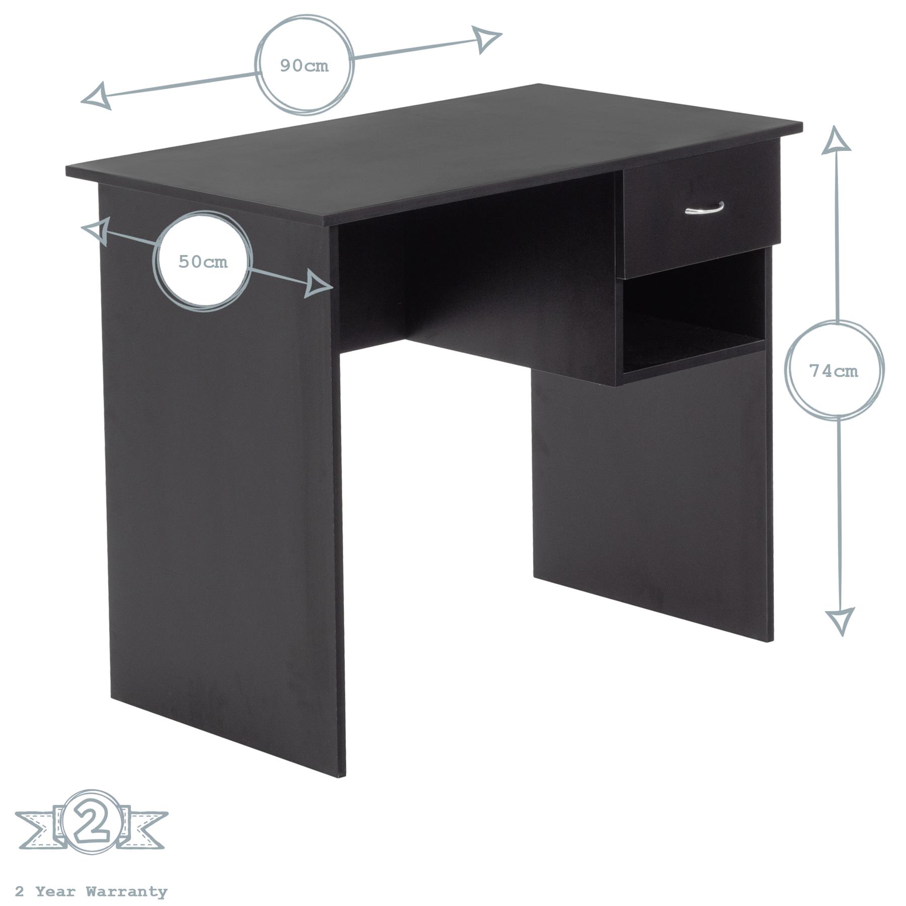 Computertisch/Schreibtisch - Holz - Schwarz | eBay